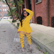 Winter Burnt Flower Solid Color Jumpsuit for Women