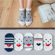 Trendy Invisible Boat Socks for Women