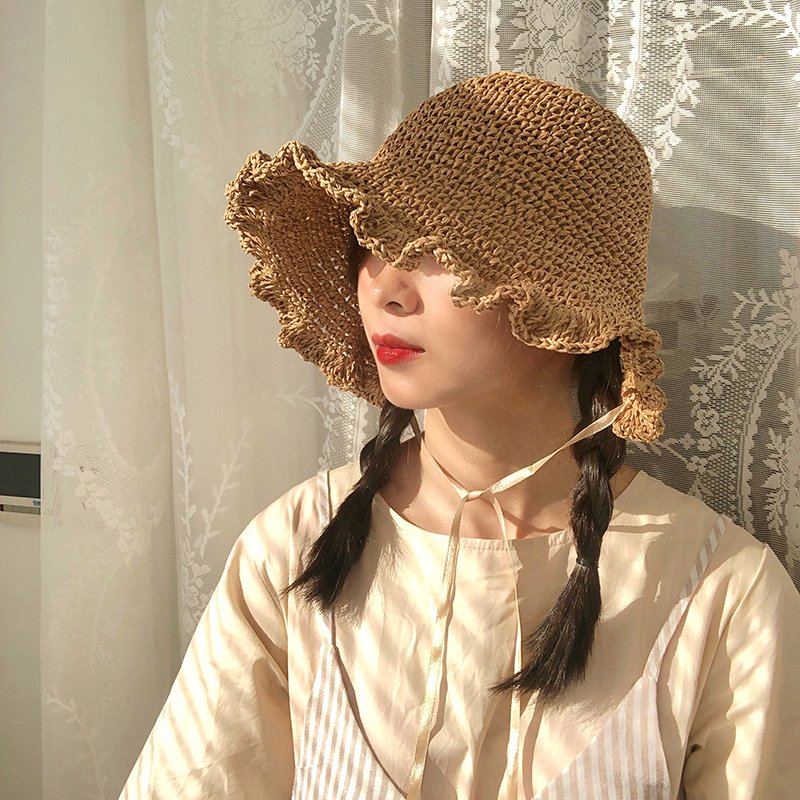 Pastoral Wind Straw Hat for Women