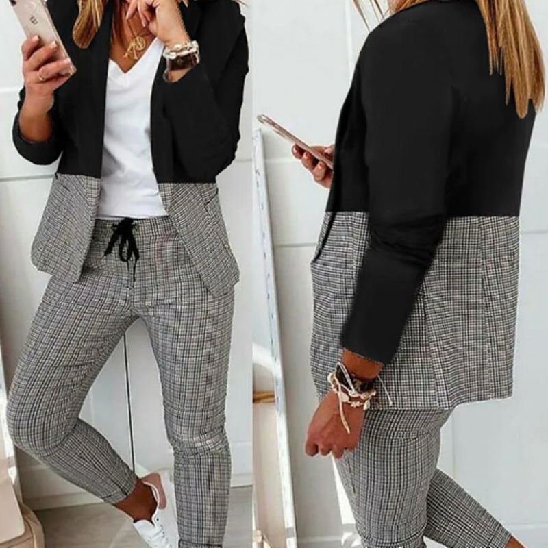 Casual Women's Jumpsuit Set Small Suit
