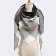 Warm Plaid Scarf