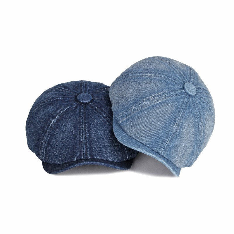 Stay Chic with Denim Octagonal Hats for Women