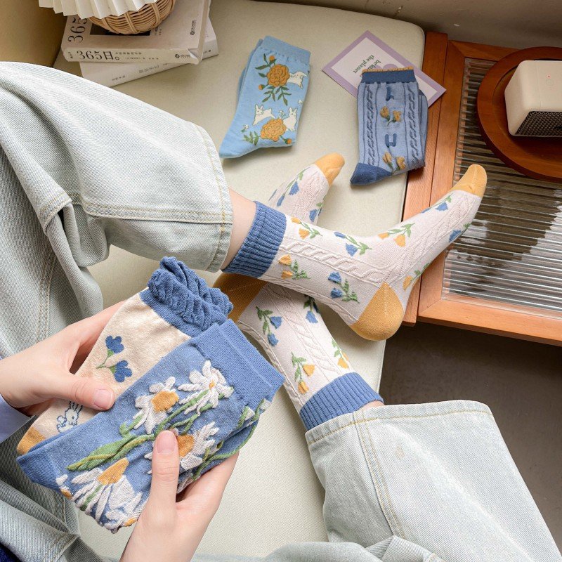 Cute Cartoon Women's Sports Socks