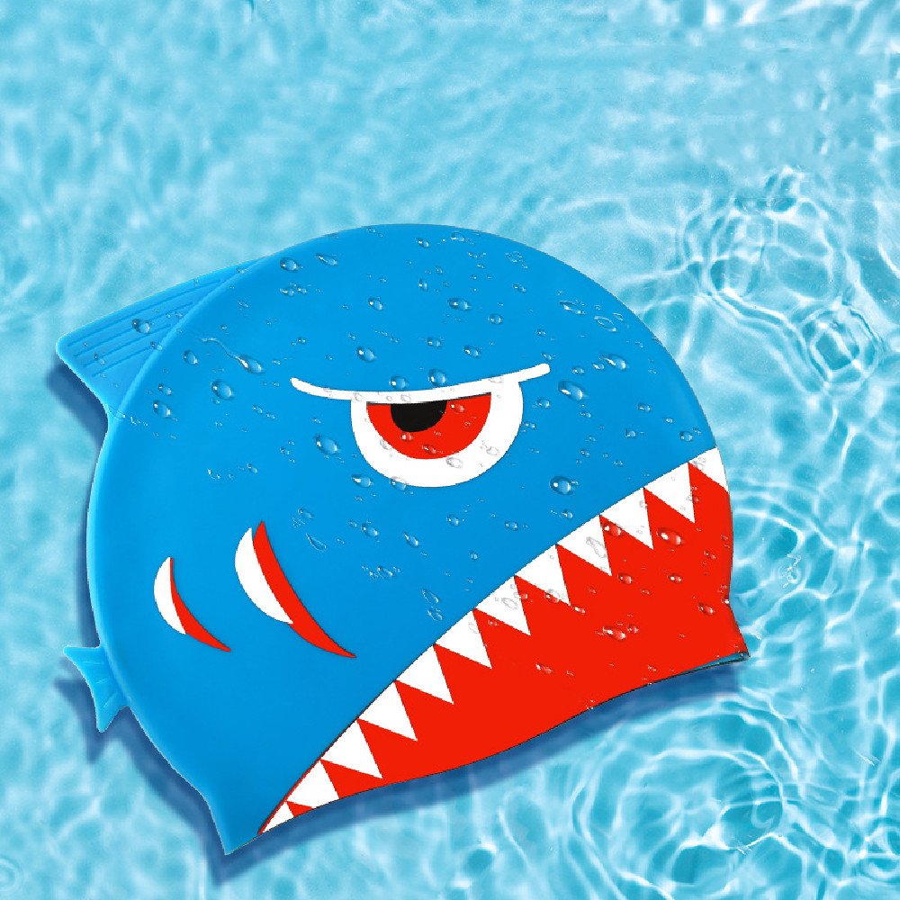 Kids' Cartoon Swim Caps for Swimming Fun