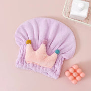 Soft Coral Velvet Hair Cap for Kids