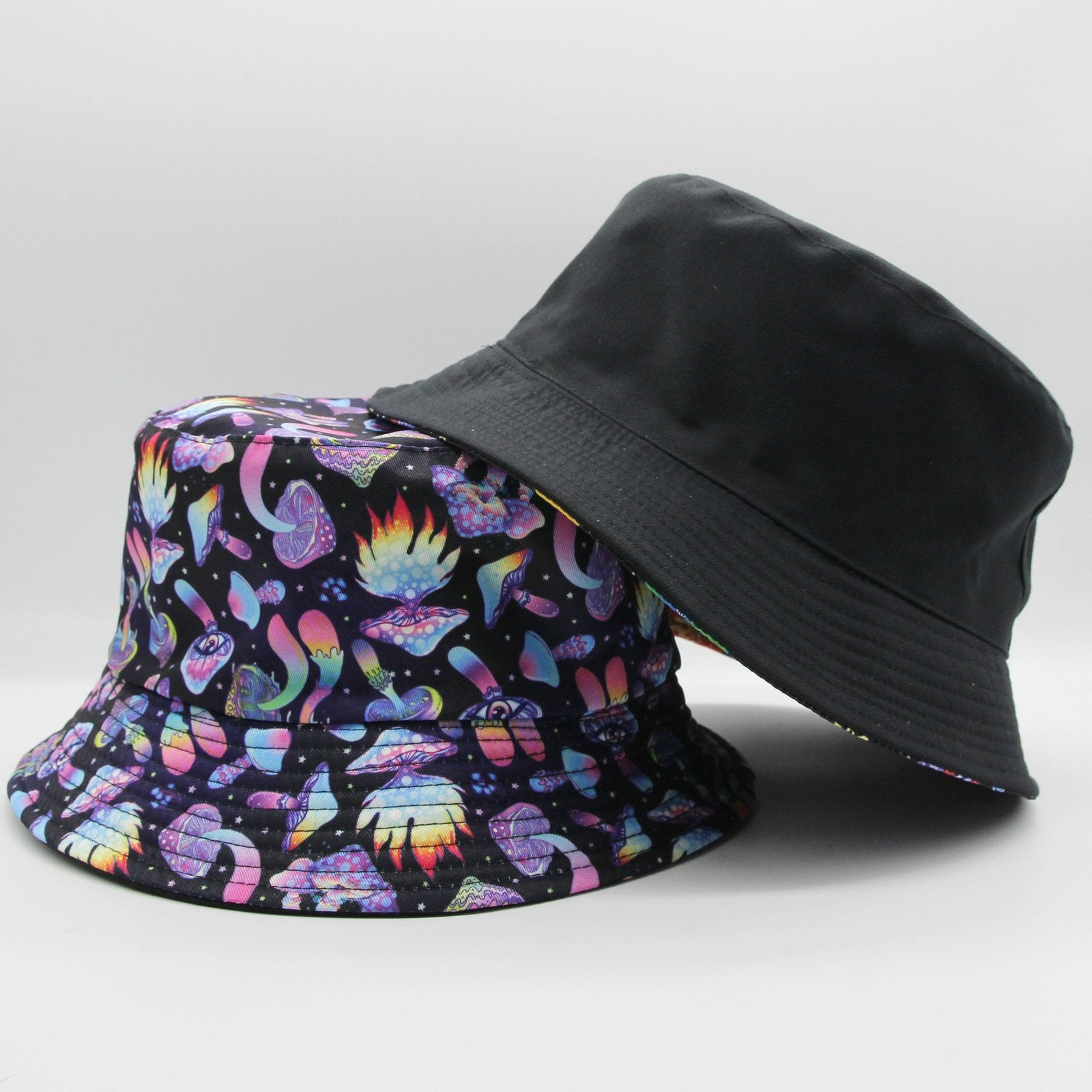 Double Sided Mushroom Fisherman Hat for Women
