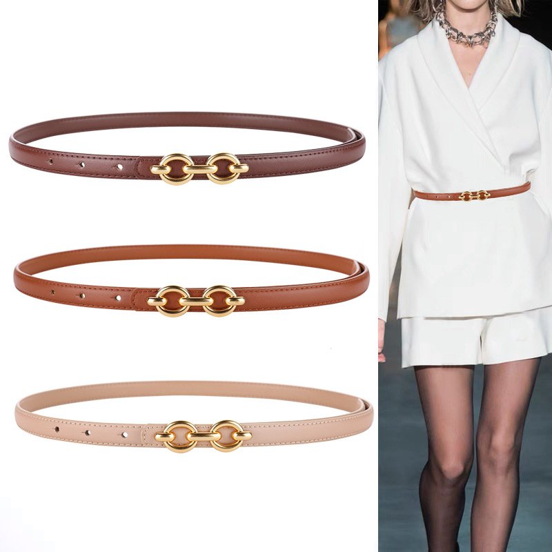 Stylish Black Leather Belt for Men