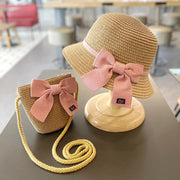 Kids' Sun Hats with Bags Set - 6 Colors