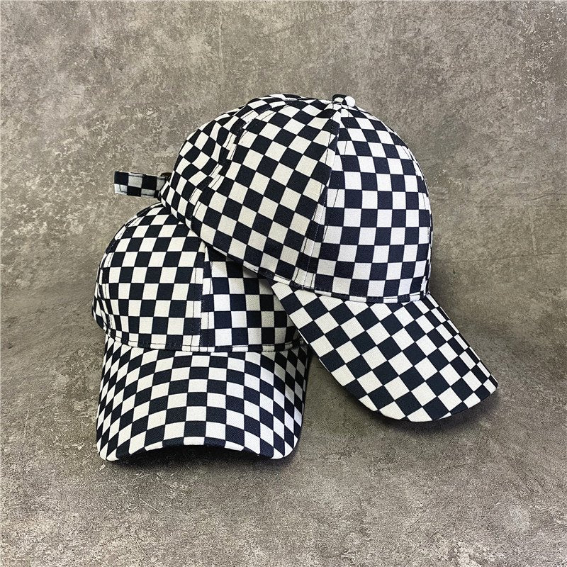 Checkerboard Fashion Hats for Men & Women