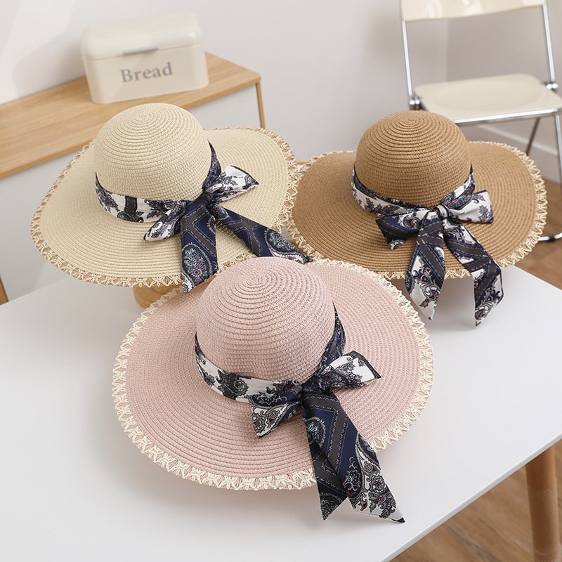 Summer Sun Protection Straw Hat for Women