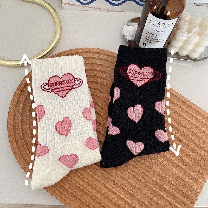 Cute Mid-Calf Lolita Socks for Girls