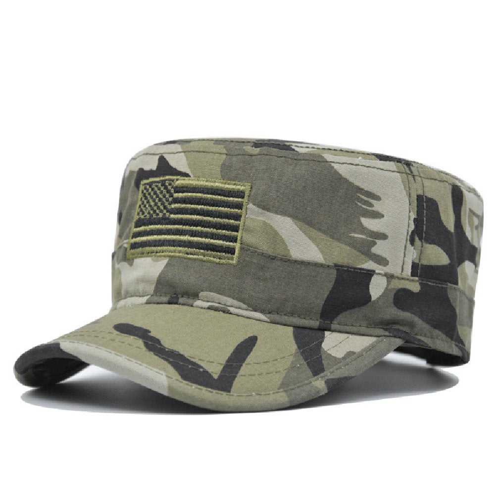 Adjustable Camouflage Cotton Hat for Women