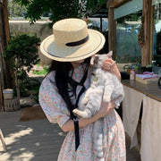 Straw Seaside Hat for Women - Wide Brim Shade