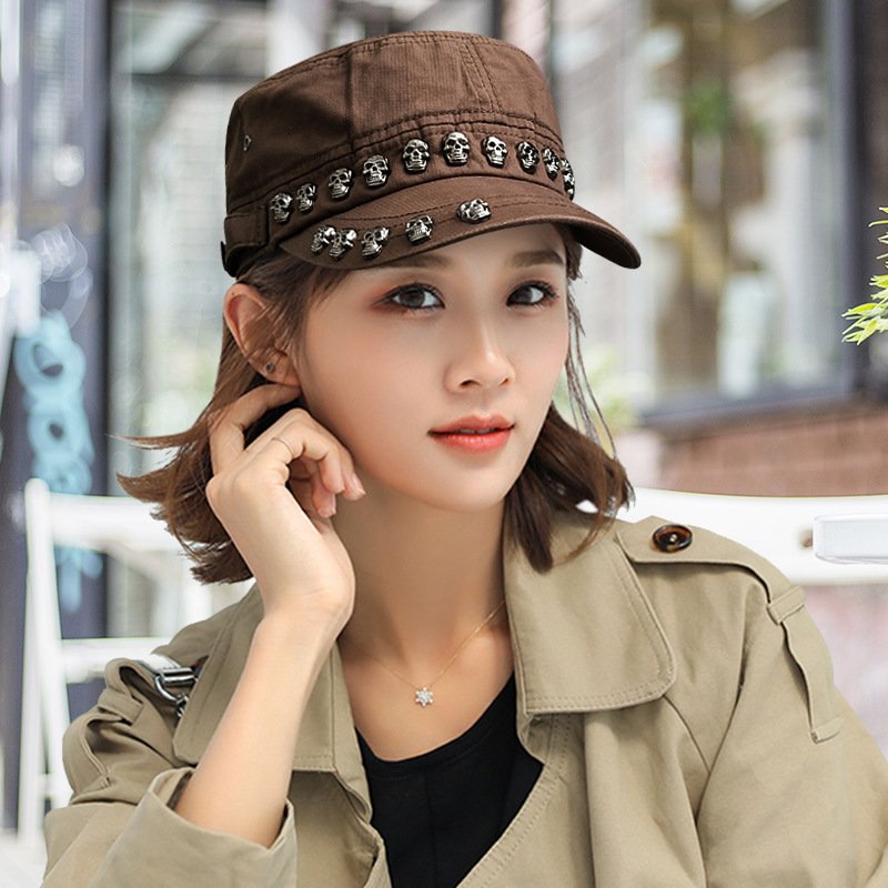 Hip-Hop Flat Top Hat for Women