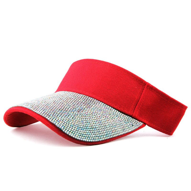 Sun-Protecting Dot Diamond Top Hat for Women