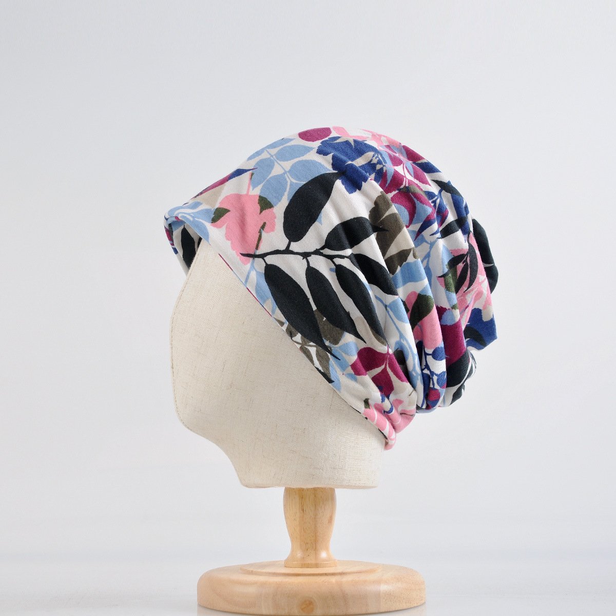 Double Layered Scarf Hat for Women