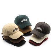 Retro Female Letter Embroidery Baseball Cap
