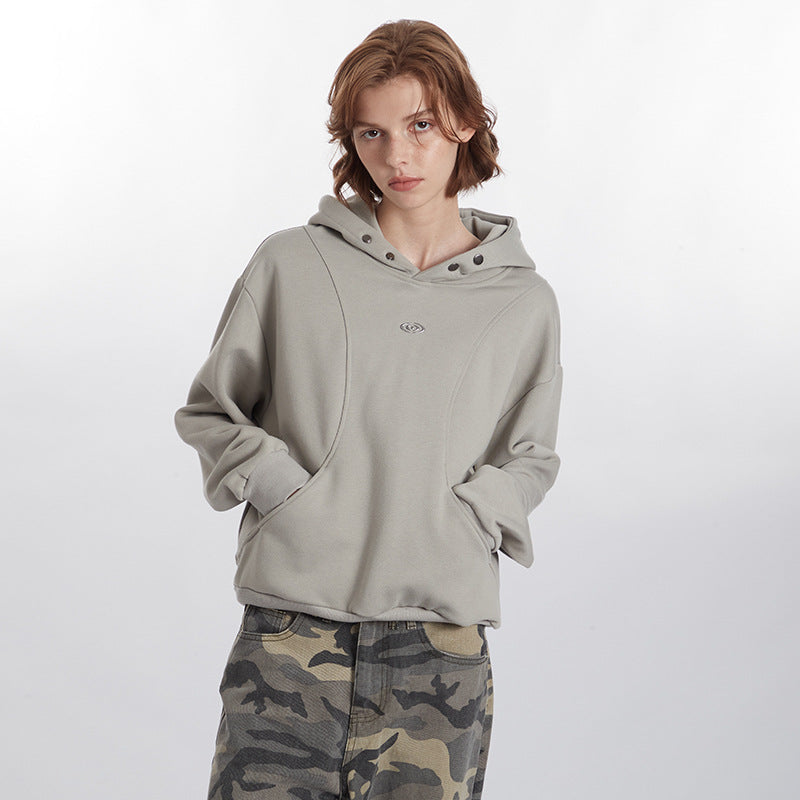 Women's Casual Loose Hooded Cardigan Sweater