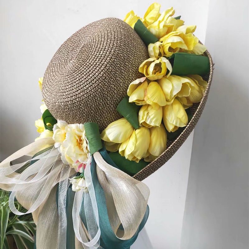 Adjustable Sun Protection Straw Hat for Women