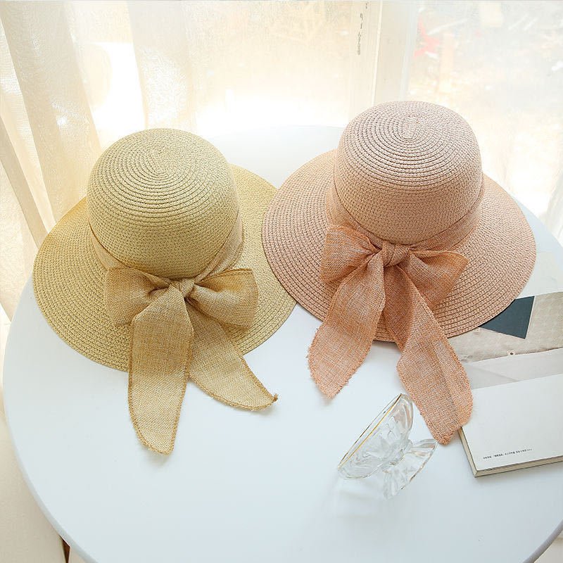 Large Eaves Beach Sunshade Straw Hat for Women
