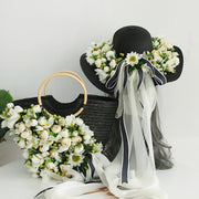 Floral Straw Women's Summer Hats