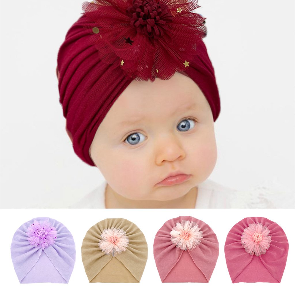 Breathable Kids' Floral Cap