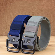Durable Canvas Belt with Double Ring Buckle