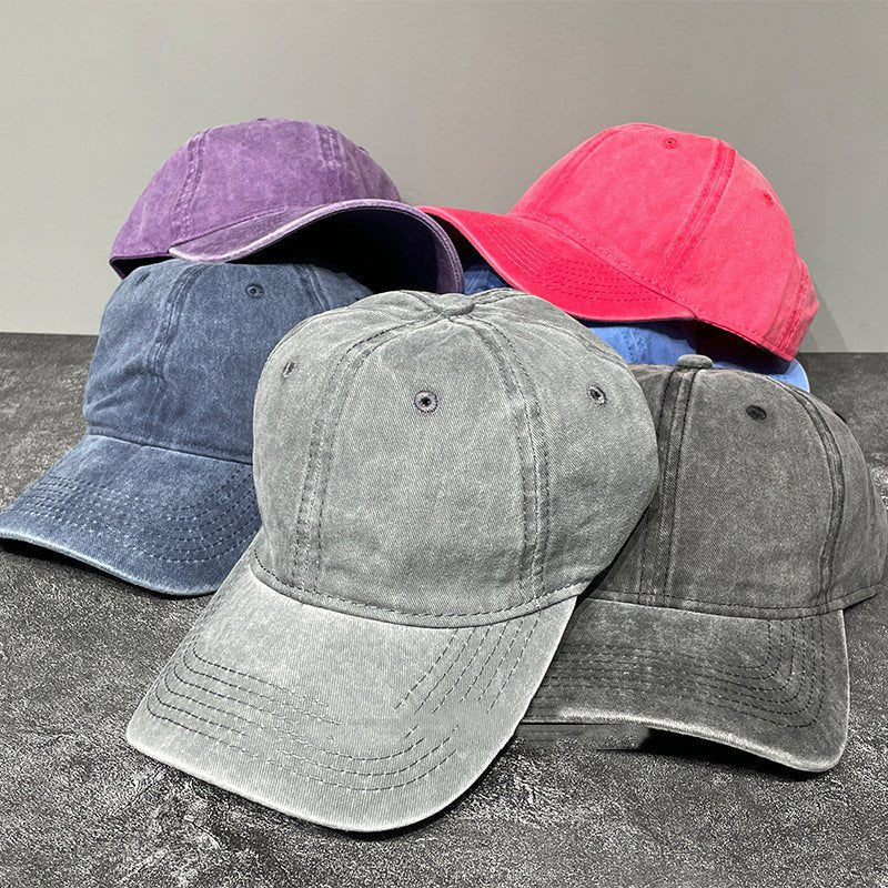 Vintage Curved Brim Baseball Cap for Men and Women