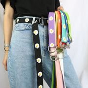 Floral Canvas Belt for Women