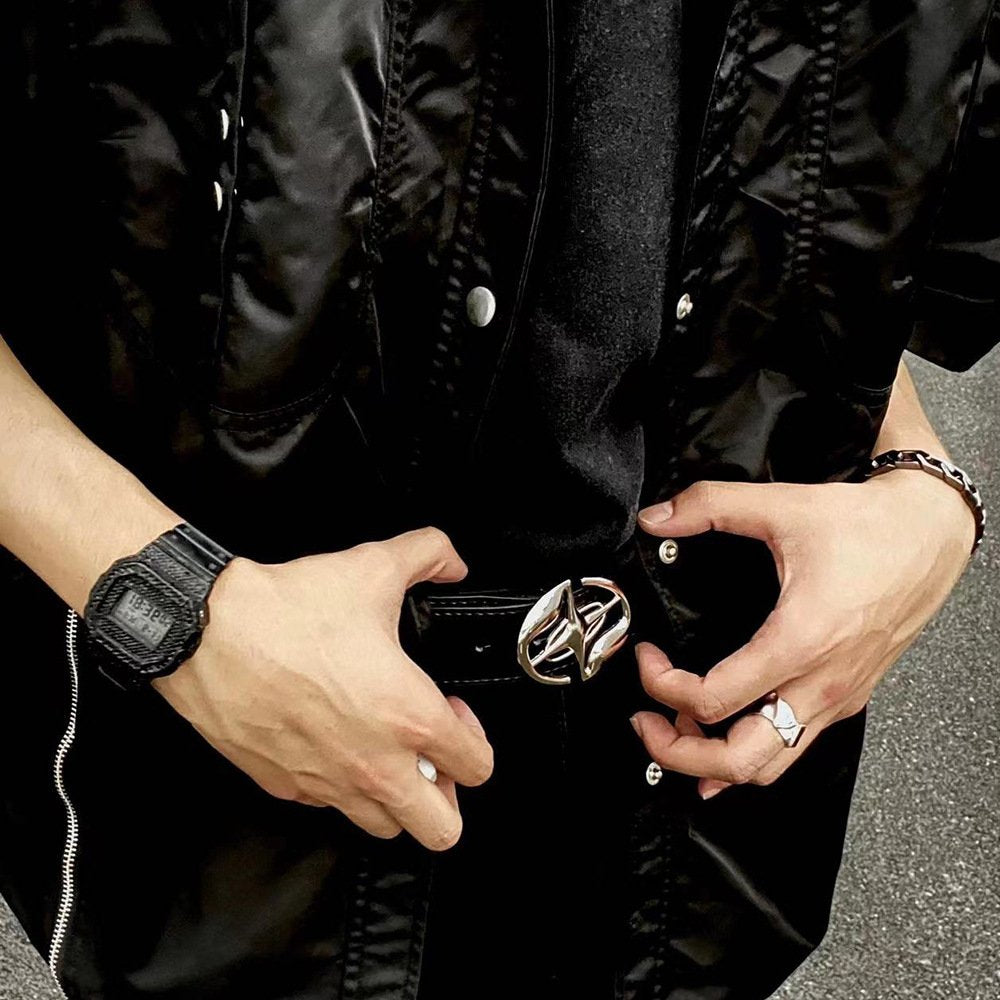 All-Matching Pure Black Belt for Men & Women