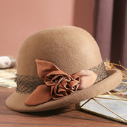 Stay Warm in Style with Adjustable Wool Basin Hat