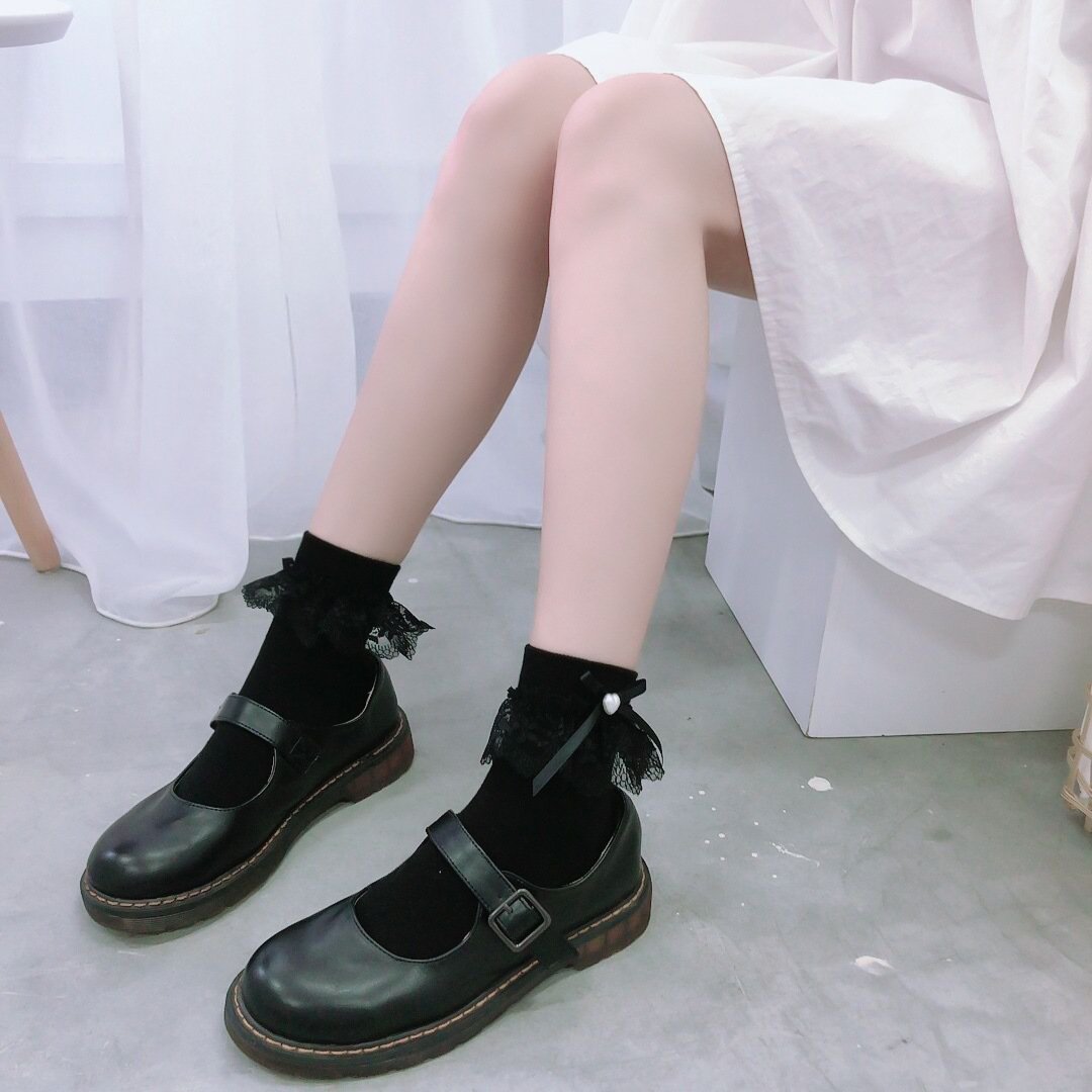 Studded Heart Cotton Socks for Women