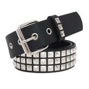 Soft Pin Buckle Rivet Belt for Men and Women