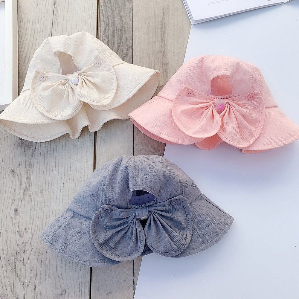 Girls' Sun Hat with Big Brim for Summer Protection