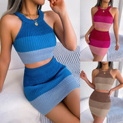 Personalized Women's Gradient Hip Skirt Suit