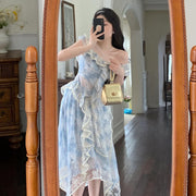 Retro Chic Two-piece Dress for Women