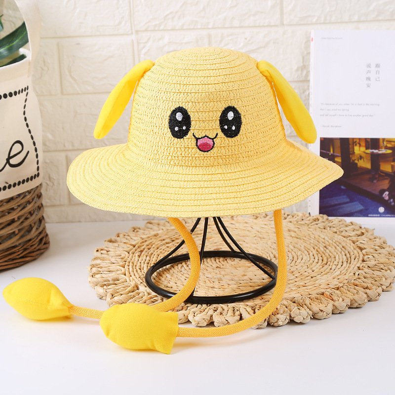Kids' Sun Protection Sun Hat with Moving Ears