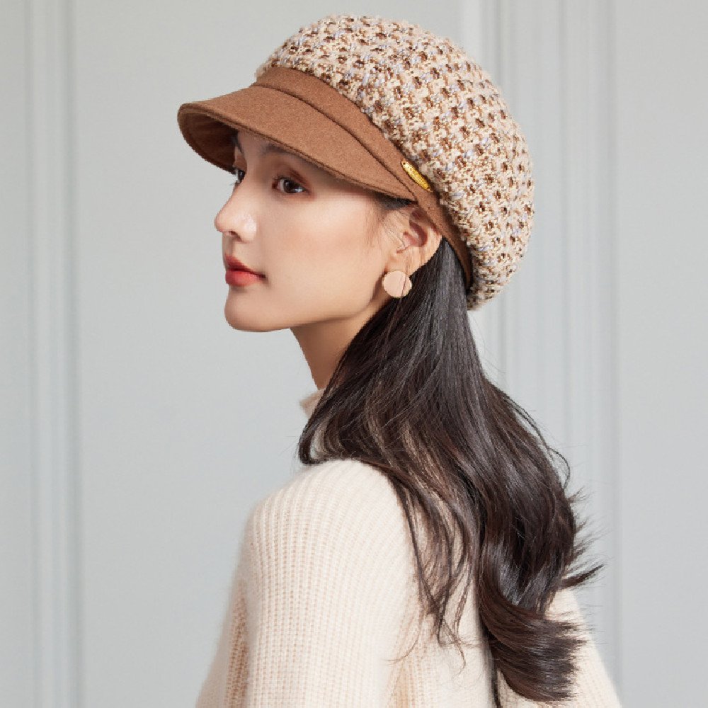 Casual All-match Duck Tongue Pile Heap Cap for Women
