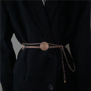 Metal Chain Waist Chain for Women - Fashion Accessory with Metal Cutout