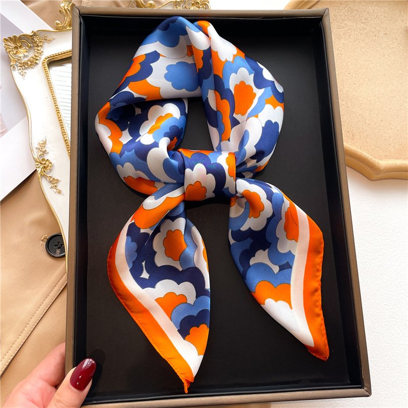 Add a Pop of Color with Our Floral Square Scarf