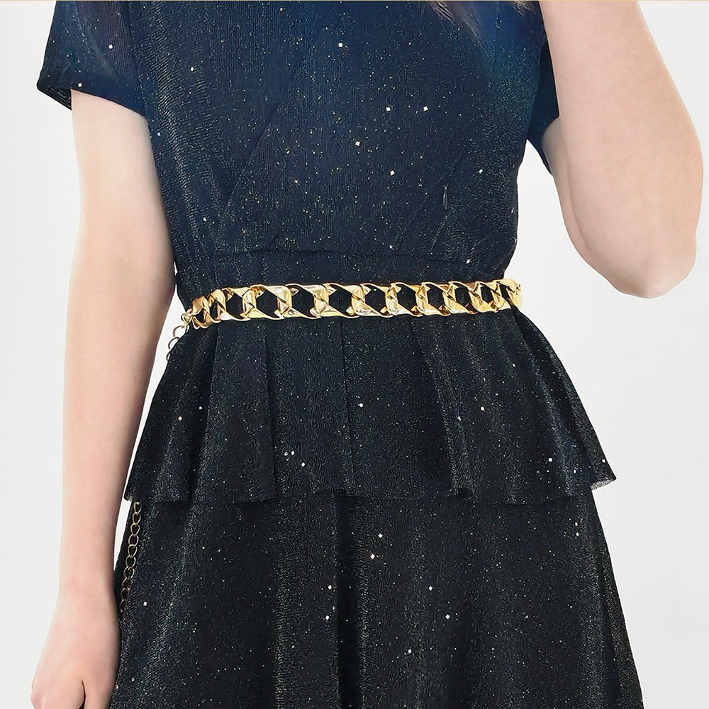 Waist Chain Accessory Belt for Skirts and Dresses