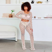 Lace Bell-bottom Jumpsuit for Women