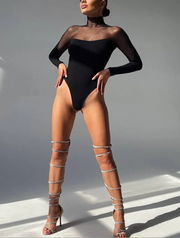 Sexy Long-sleeved Jumpsuit Top