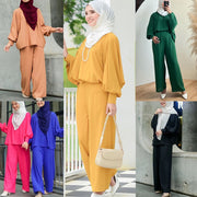 Two-piece Muslim Streetwear Suit