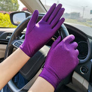 Summer Sun Protection Gloves for Women, Thin Type, High Elastic Spandex