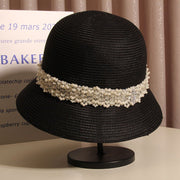 Pearl Retro Fisherman Hat for Women