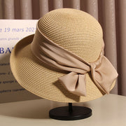 French Vintage Bow Bucket Hat for Women