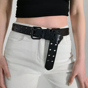Trendy Double-buckle Cutout Belts for Men & Women