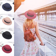 Retro British Fedora Hat for Women