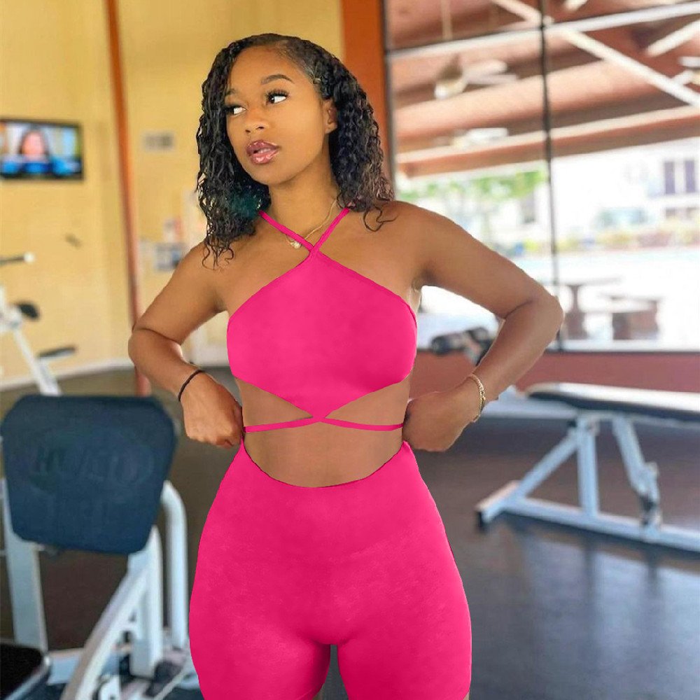 Women's Vest Shorts 2-Piece Set, Plus Size Friendly